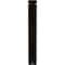 Ekena Millwork Maria Wrought Iron Bracket, (Triple center brace), Antiqued Bronze 2"W x 12"D x 15"H BKTM02X12X15TMAABZ - alternate 8